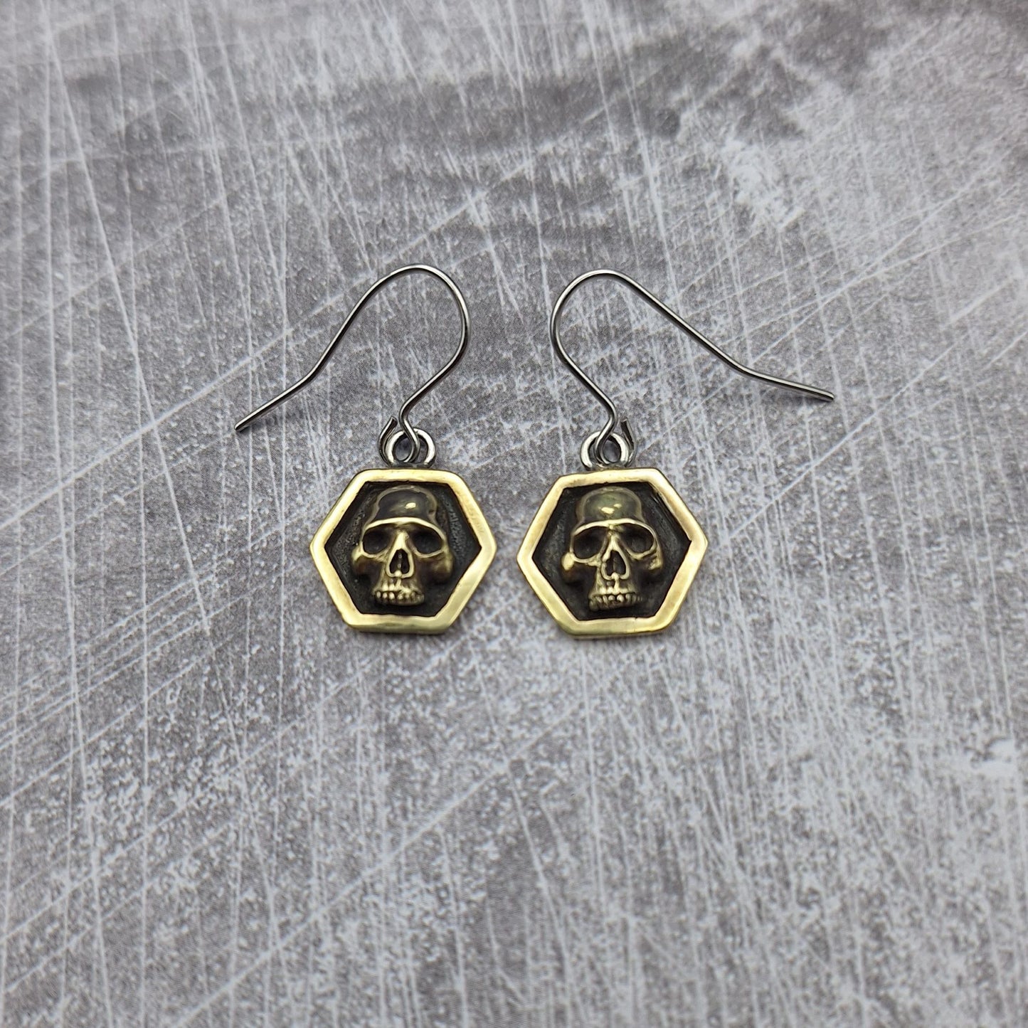 Skull Hex Earrings