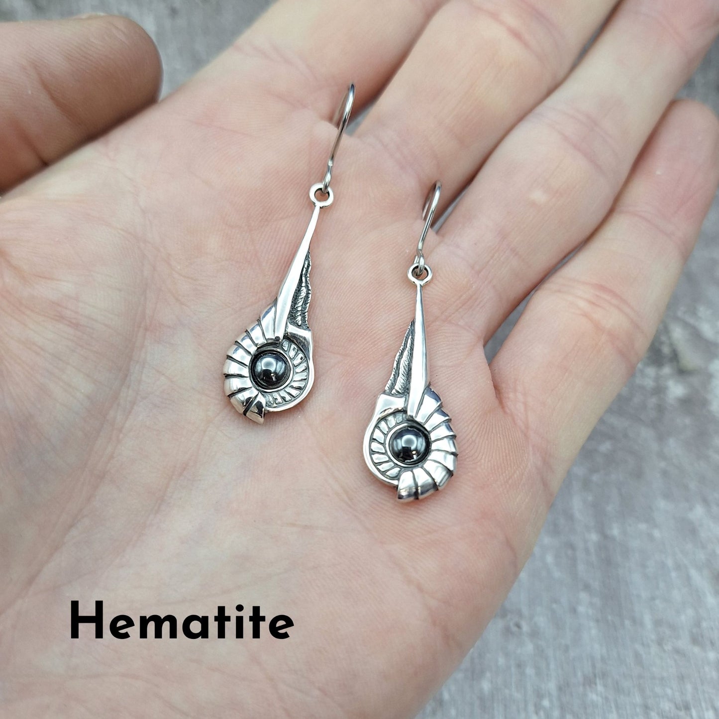 Nautiloid Earrings