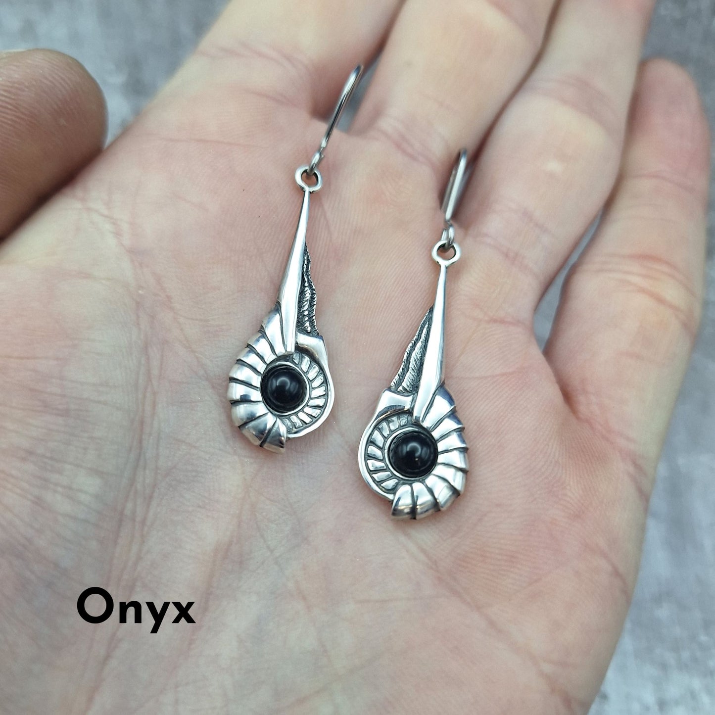 Nautiloid Earrings