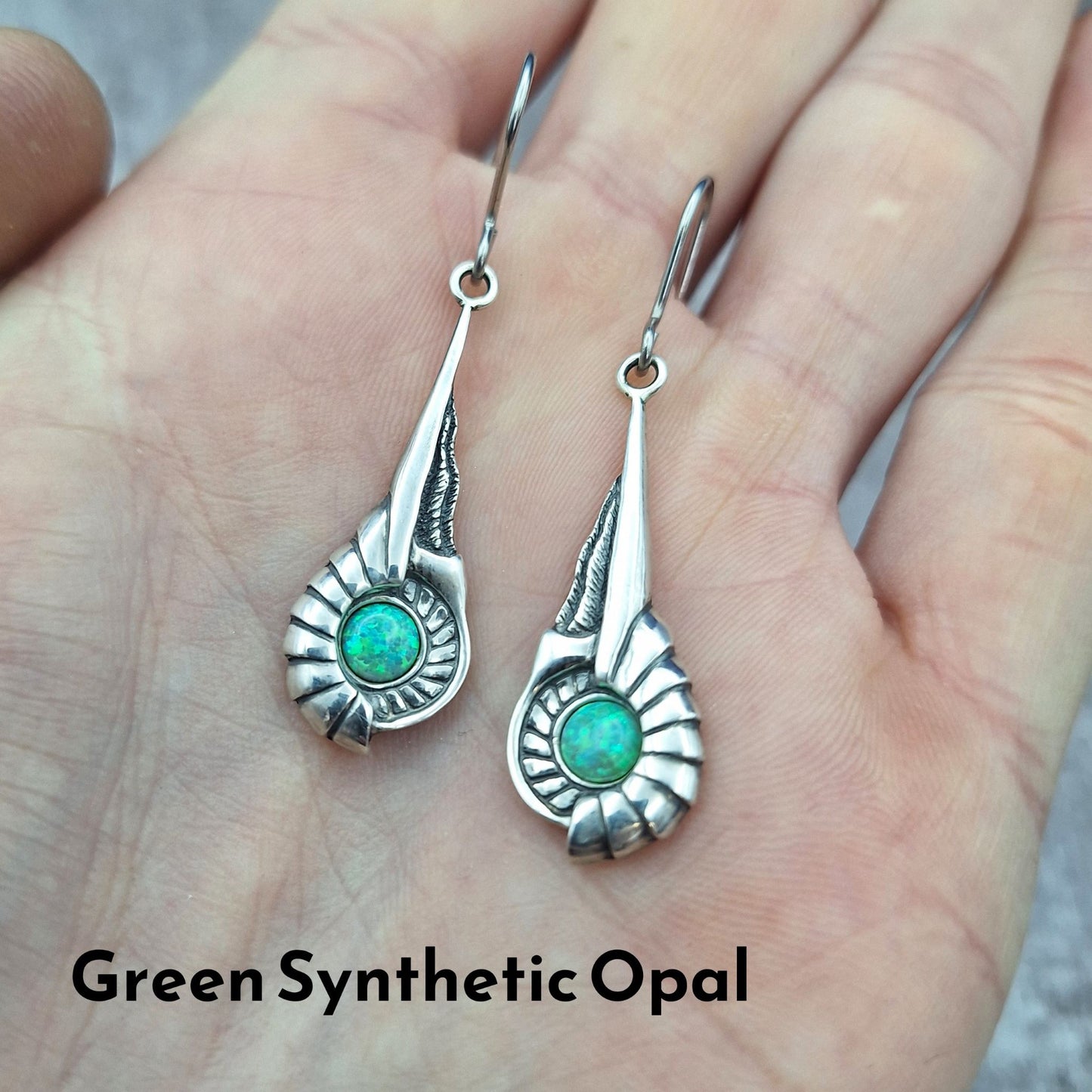 Nautiloid Earrings