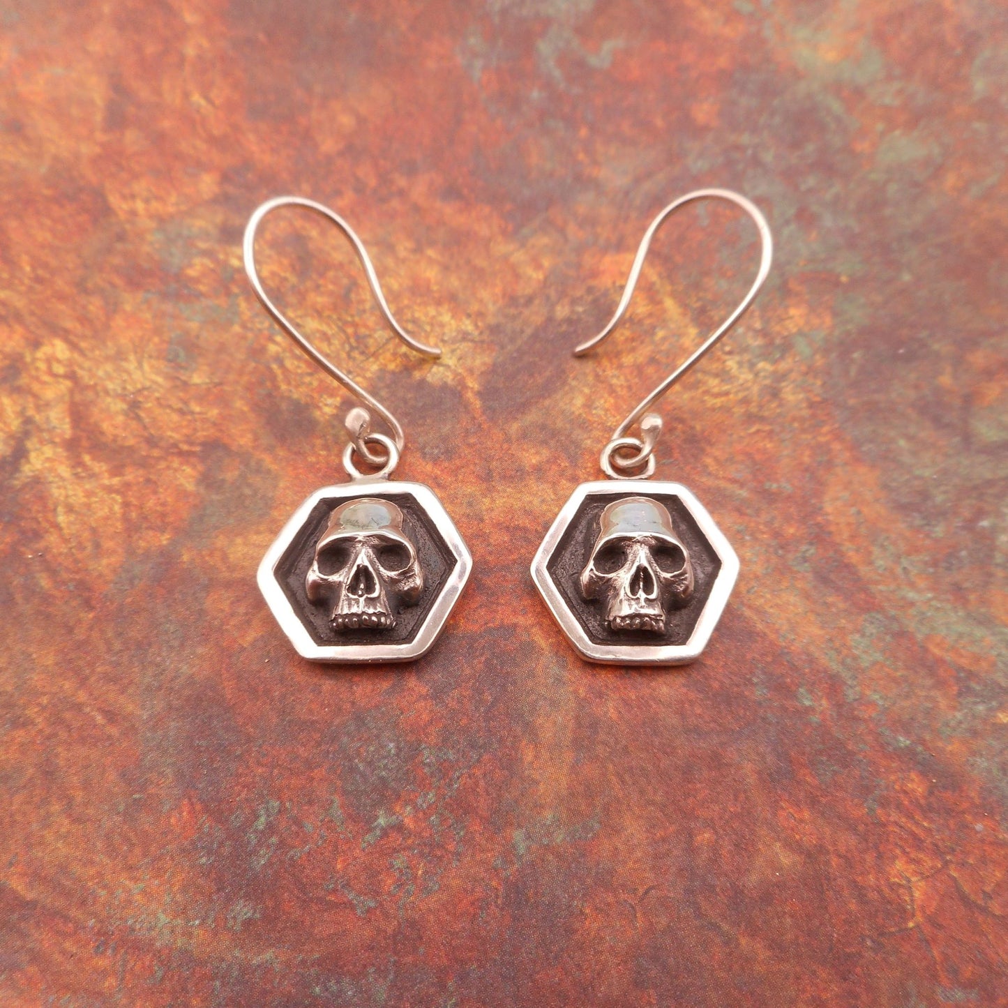 Skull Hex Earrings