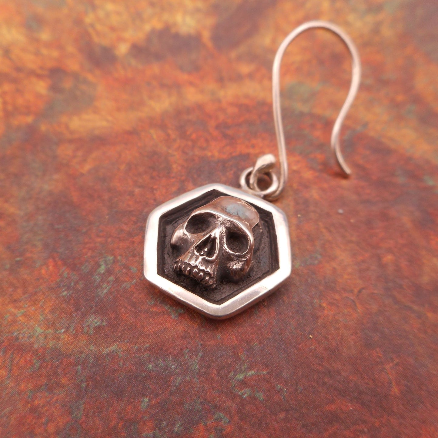 Skull Hex Earrings