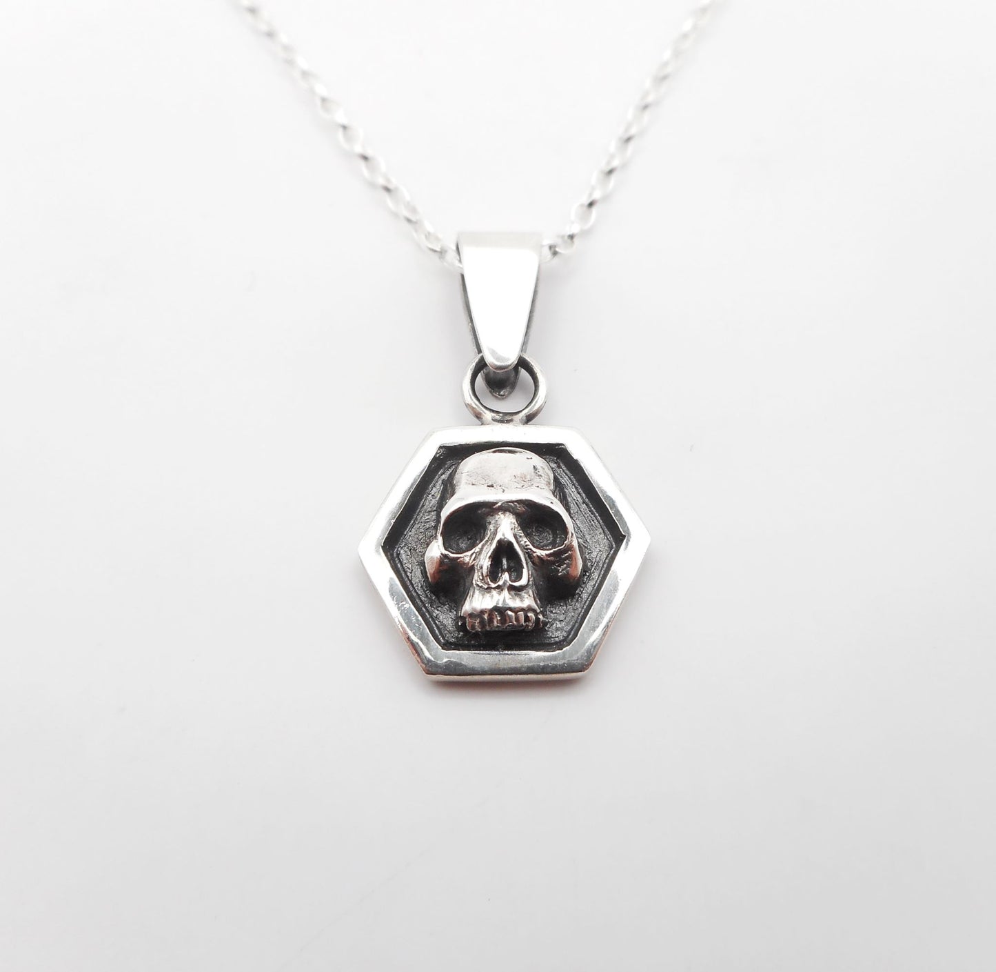 Skull Hex Pendant
